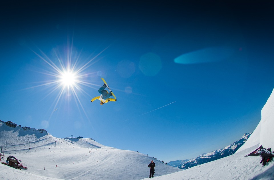 snowboarding