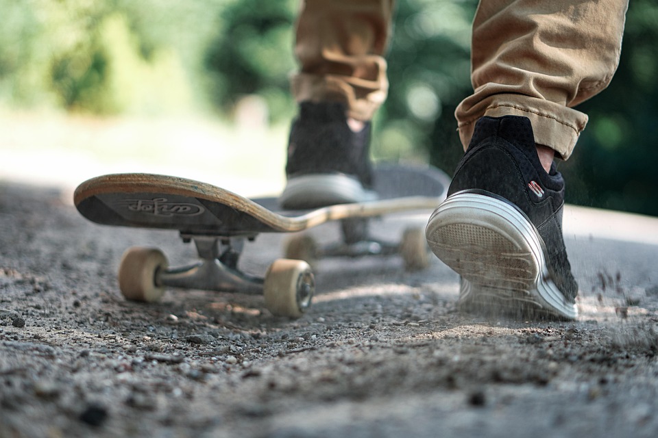 skateboarding