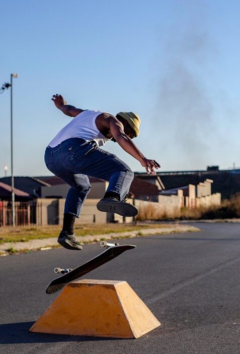 skateboarding