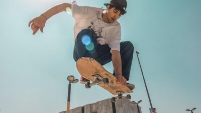skateboarding