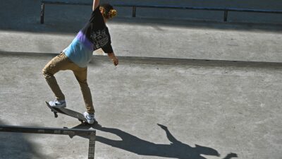 skateboarding