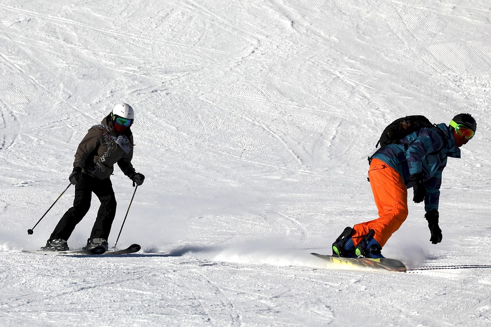 snowboarding