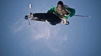 skiing