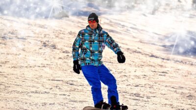 snowboarding